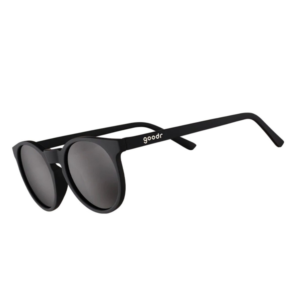 goodr Sunglasses Unisex OS Black It's Not Black It's Obsidian Polarized NWT